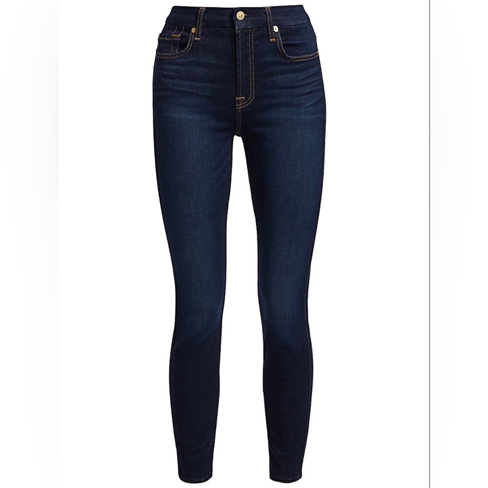 Ultra High Rise Super Skinny Dark Blue Hollister Jeans